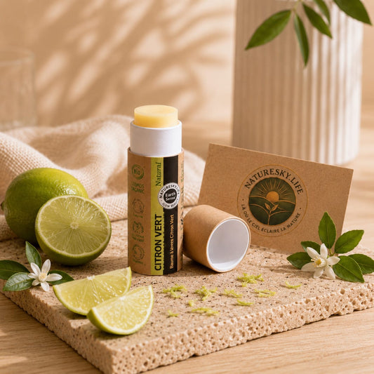 Baume à lèvres bio citron vert 15ml NatureSky - packshot