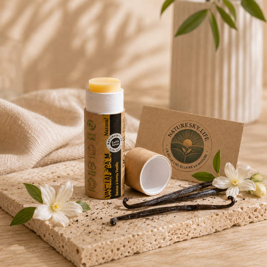 Baume à lèvres bio vanille 15ml NatureSky - packshot