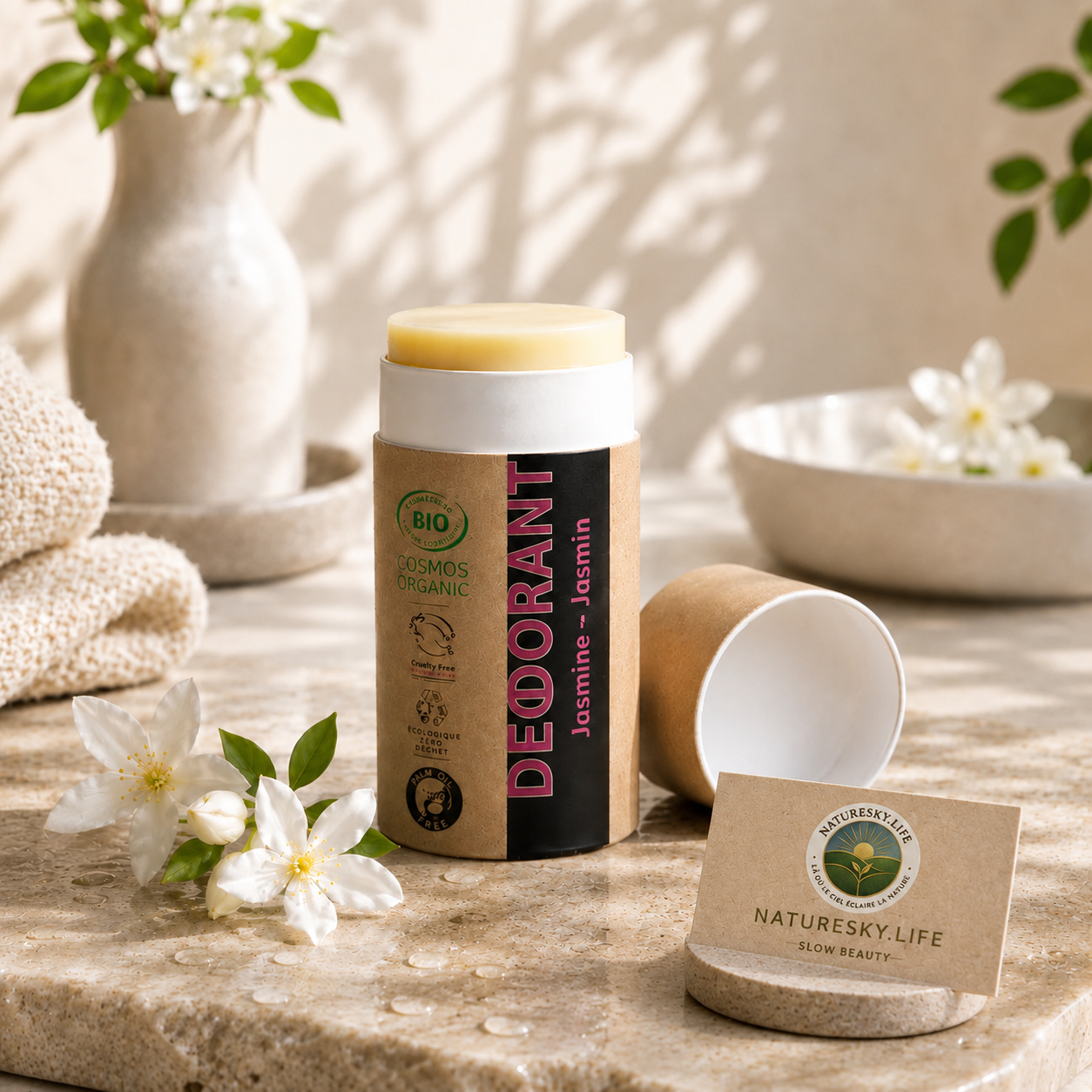 Déodorant bio au jasmin 100ml NatureSky - packshot