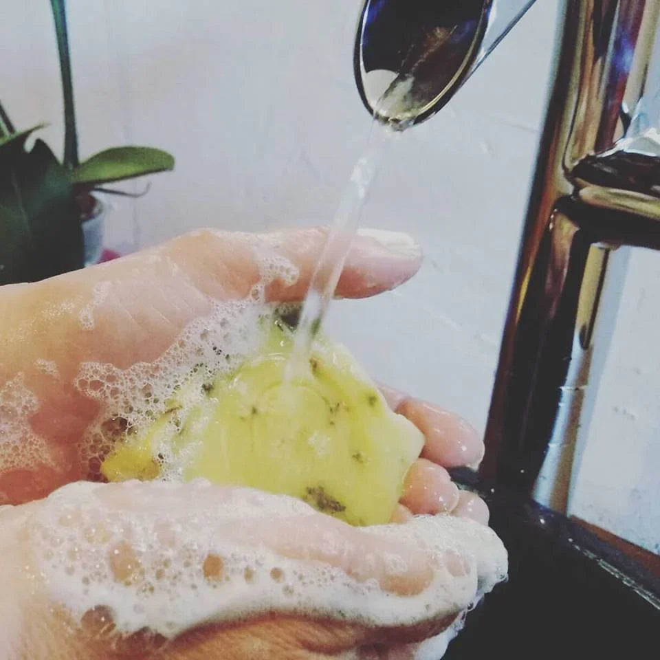 Organic Certified Balancing Solid Shampoo - Ylang Ylang - Normal & all Hair Types 60g - Earthsenseorganics