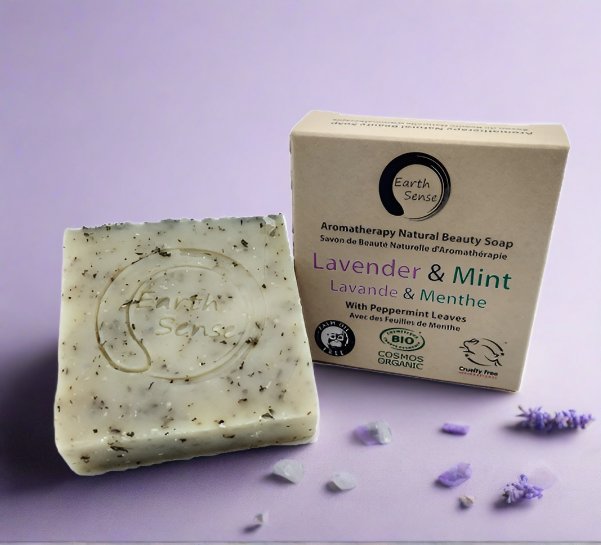 Savon Lavande & Feuilles de Menthe - Certifié Bio - 90g